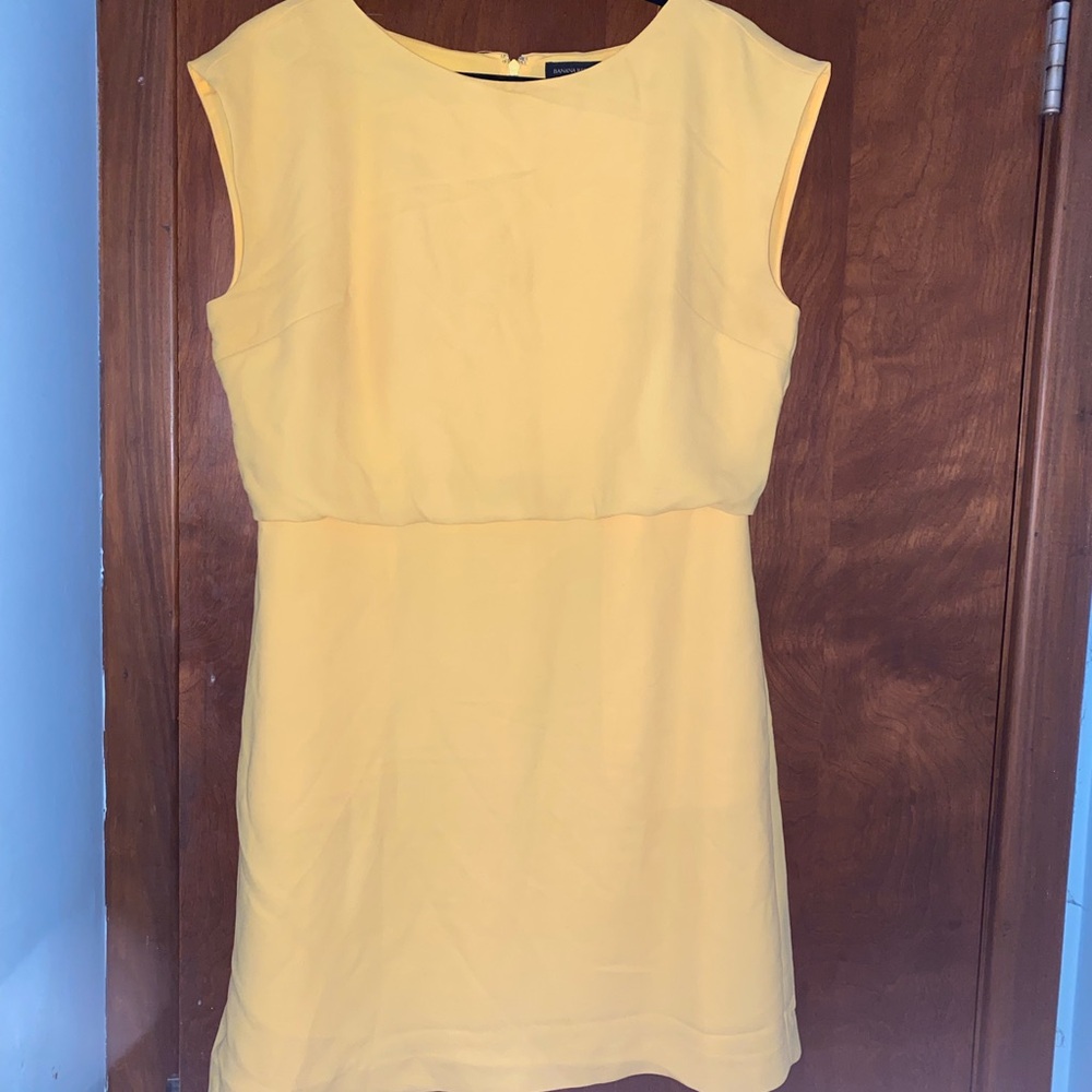 Yellow Banana Republic Sleeveless Dress